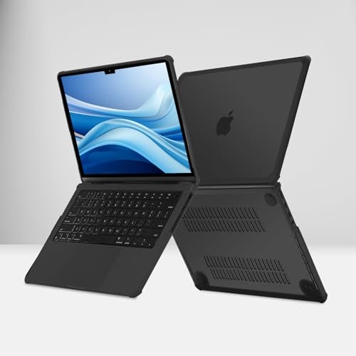 MOSISO Compatible with MacBook Pro 14 inch Case 2025-2021 M5 M4 M3 M2 M1 A3434 A3112 A3185 A3401 A2918 A2992 A2779 A2442, Heavy Duty TPU Bumper Hard Case&Keyboard Skin&Screen Film, Black - Image 4