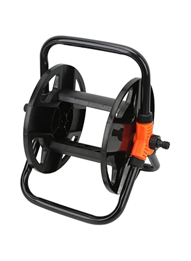 Generic Hose Reel, Storage Garden Hose Reel Leader Hose with Crank Handle ABS Single Arm Tool for Garden Watering  - Image 5