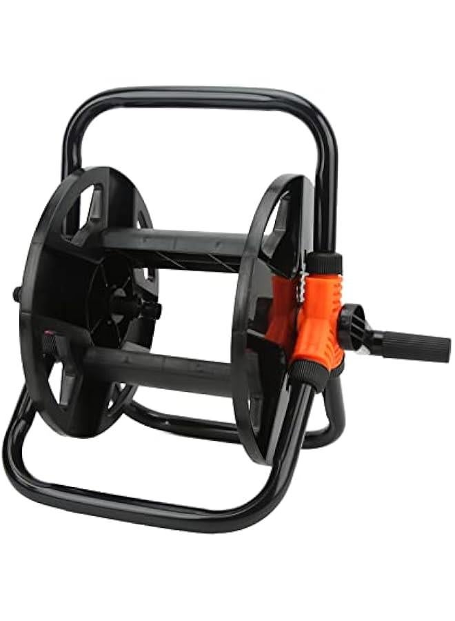 Generic Hose Reel, Storage Garden Hose Reel Leader Hose with Crank Handle ABS Single Arm Tool for Garden Watering  - Image 3