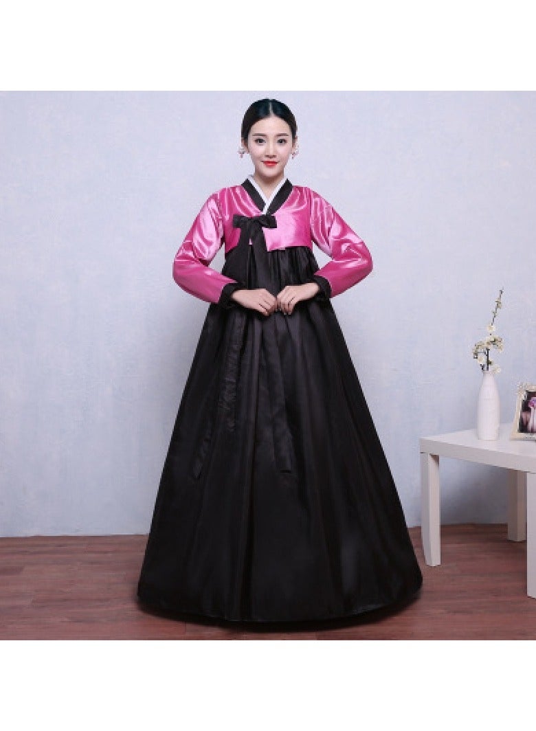 KUYING New Korean Traditional Long Sleeved Dress Cosplay Clothing 