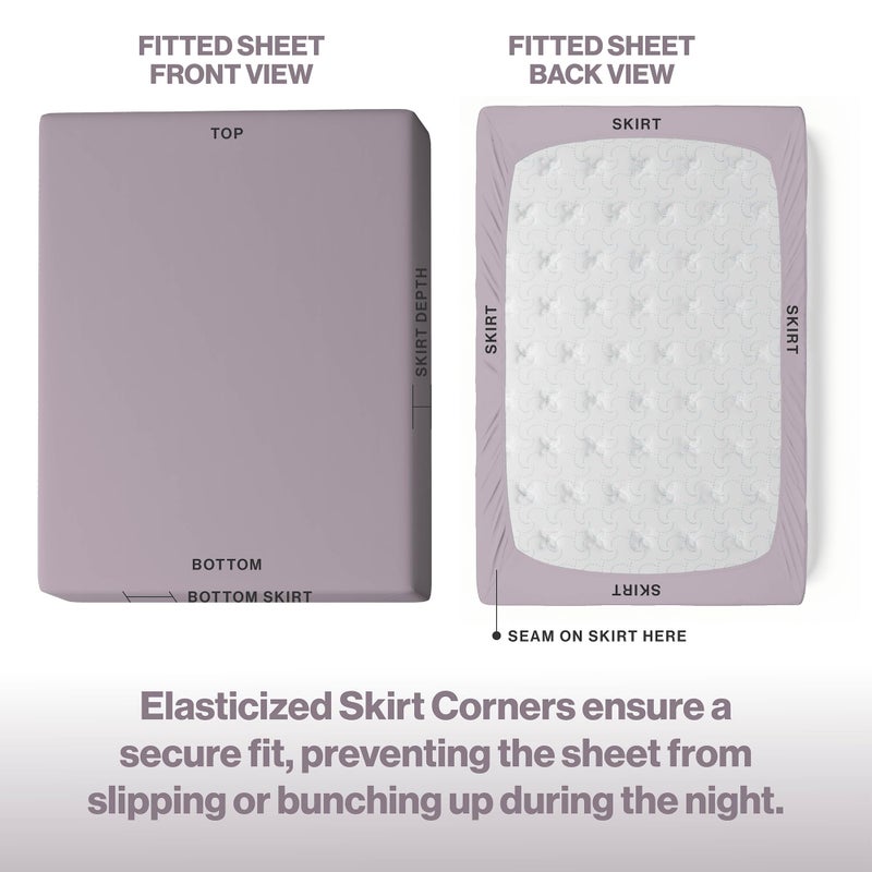 Superity Linen Superity Luxurious Hotel Quality Queen Fitted Sheet 100% Cotton Ultra Soft, Skin-Friendly & Hypoallergenic Deep Pocket Fits 16 Mattress Easy Care & Snug Fit (Queen Size - 60 X 80) - Image 4