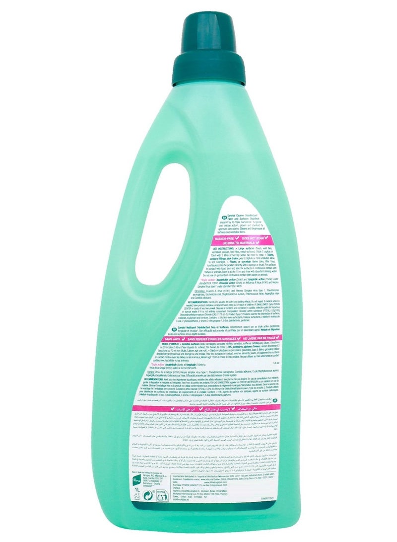 SANYTOL Floor & Surfaces Disinfectant Cleaner Nettoyant Desinfectant 1L - Image 2