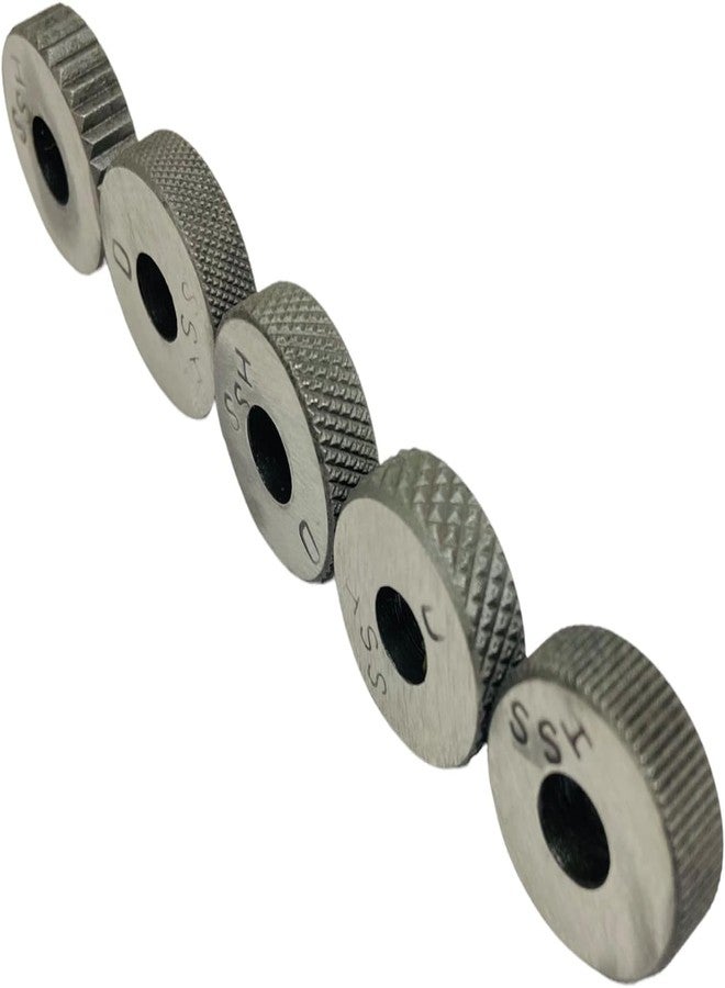 AI TOOLS Single Wheel Knurling Tool Holder | For Knurling Operation | With Different pattern | Gripping Product | Straight and diagonal Shapes Knurls| 12 x 12 x 100 mm Size | 6 HSS KNURLS - Image 2