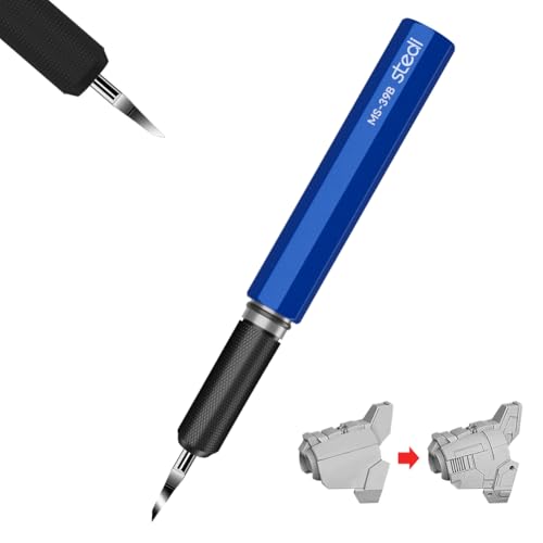 stedi Model Scriber Chisel,Tungsten steel Blades 0.15mm,for Modeling Hobby,RG Scale Model,Gundam Model Kit,for Scribing line, Engraved,Panel line,Resin,Blue - Image 1