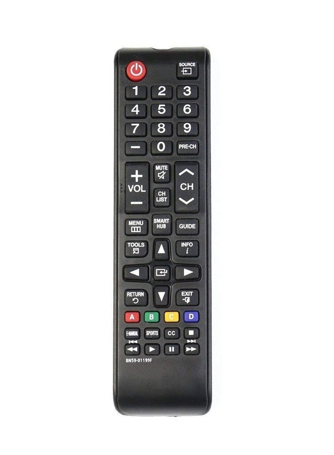 erorex Remote Control for Samsung TV Black