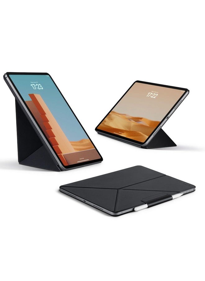 PITAKA PITAKA for iPad Pro 11 Inch Case 2024, Compatible with iPad Pro m4, Portrait/Landscape Magnetic Case with Pencil Holder, 4 Standing Angles and - Black  - Image 1