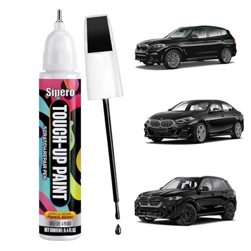 sipero Black Sapphire 475 for BMW Touch Up Paint Pen Exact OEM Match for Chips Scratches Compatible with X3 X5 3 Series 4 Series - Image 1