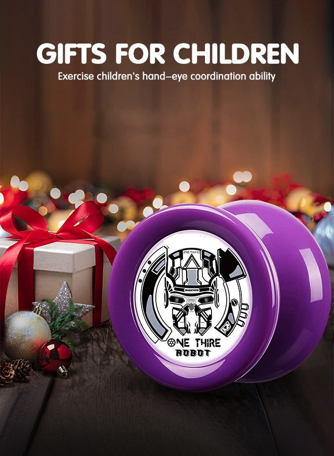GROIC YOYO Responsive,Purple Ball Bearing Yoyo Axle, Premium Plastic Yoyo,Suitable for Beginners Adults and Children,Children's Educational Toys - Image 4
