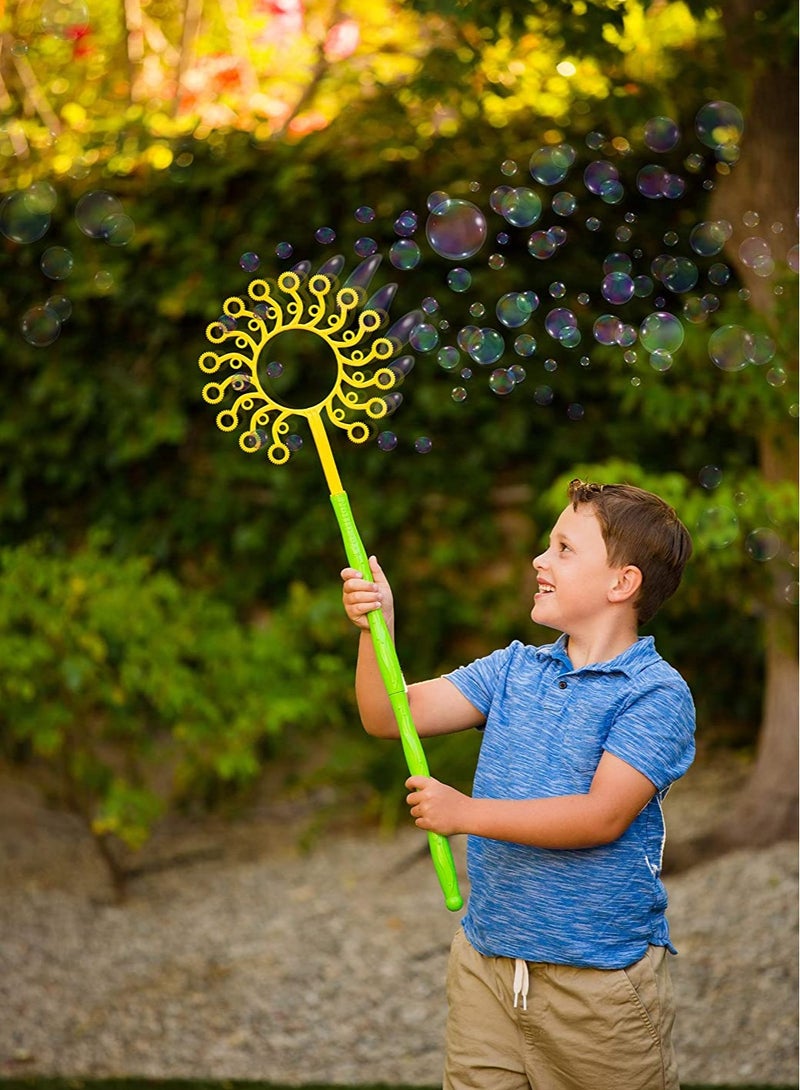 Gazillion عصا غازليون ميغا-زيلون مع زجاجتين سعة 8 أونصات من محلول الفقاعات | فقاعات اللعب | اللعب في الهواء الطلق | هدايا الحفلات للأطفال | منفاخ الفقاعات | هدية للأطفال والبالغين - Image 3