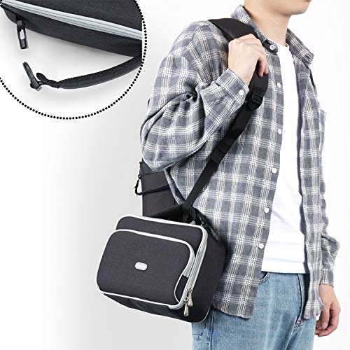 Amersun Kids Lunch Box, Insulated School Lunch Bag with Padded Liner Keep Food Warm Cold for Long Time,Water-resistant Thermal Travel Office Lunch Cooler for Girls Boy-2 Pocket,Black - Image 5