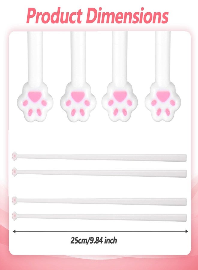 Ymapinc 2 Pairs Cute Cat Paw Chopsticks - Reusable Kitty Themed Cute Chopsticks with Fun Design, Cat Themed Birthday Gifts for Girlfriends & Daughter - Image 2