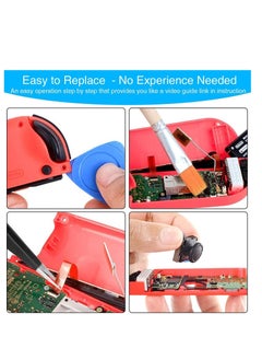Excefore (2 Pack) Joystick Replacement for Joycon,Switch Analog Stick Parts for Nintendo Switch Joy Con Controller Thumbstic,Include Full Repair Tool Kit and 2 Metal Lock Buckles,2 Jon Con Replacement  - Image 2