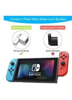 Excefore (2 Pack) Joystick Replacement for Joycon,Switch Analog Stick Parts for Nintendo Switch Joy Con Controller Thumbstic,Include Full Repair Tool Kit and 2 Metal Lock Buckles,2 Jon Con Replacement  - Image 3