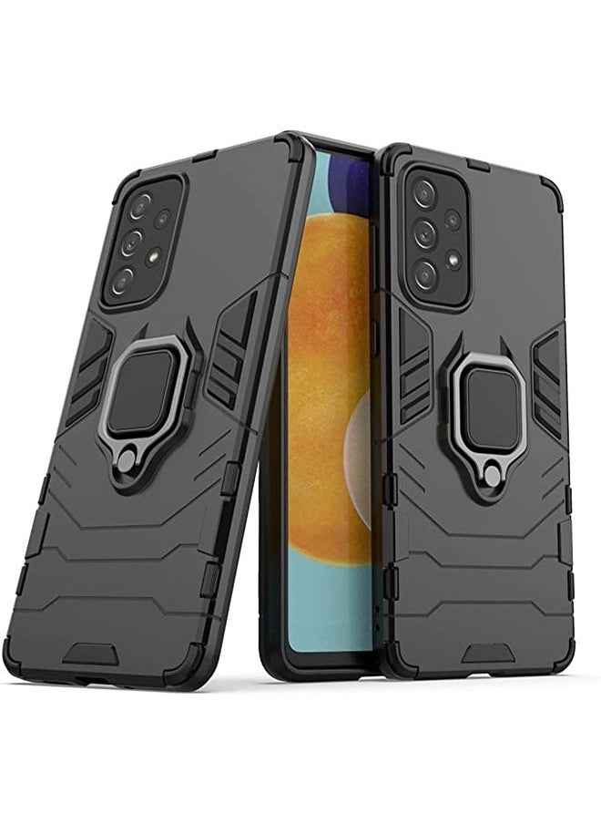 Samsung Galaxy A73 5G Case Cover with Protector Heavy Duty Dual Layer Shockproof Protective Cover with Magnetic Ring Kickstand - pzsku/Z2FB790D74F924CF71FB0Z/45/_/1681198466/30fe9e3d-a2b9-4227-9512-aeed382e12c4