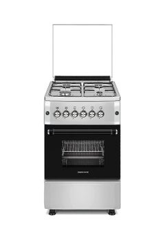 Starway Starway 50x55cm Gas Cooker, 4 Burners Iron Cast Pan Support, Auto Burn, Total Safety, Easy To Clean Surface, Oven Grill with Up & Down Heating,  - Image 1