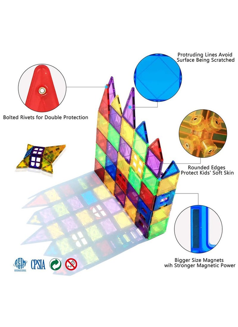 مكعبات بناء مغناطيسية، مجموعة 60 قطعة من البلاط المغناطيسي، مكعبات تكديس مغناطيسية تعليمية ثلاثية الأبعاد للأطفال الصغار، ألعاب أطفال صغار للأطفال الصغار، الأولاد والبنات 3 4 5 6 7 8 9+ سنوات - pzsku/Z2FB7C65911AD6F43C6FBZ/45/_/1718676557/ea8367d2-ff2f-4675-9c87-a9726034f05e