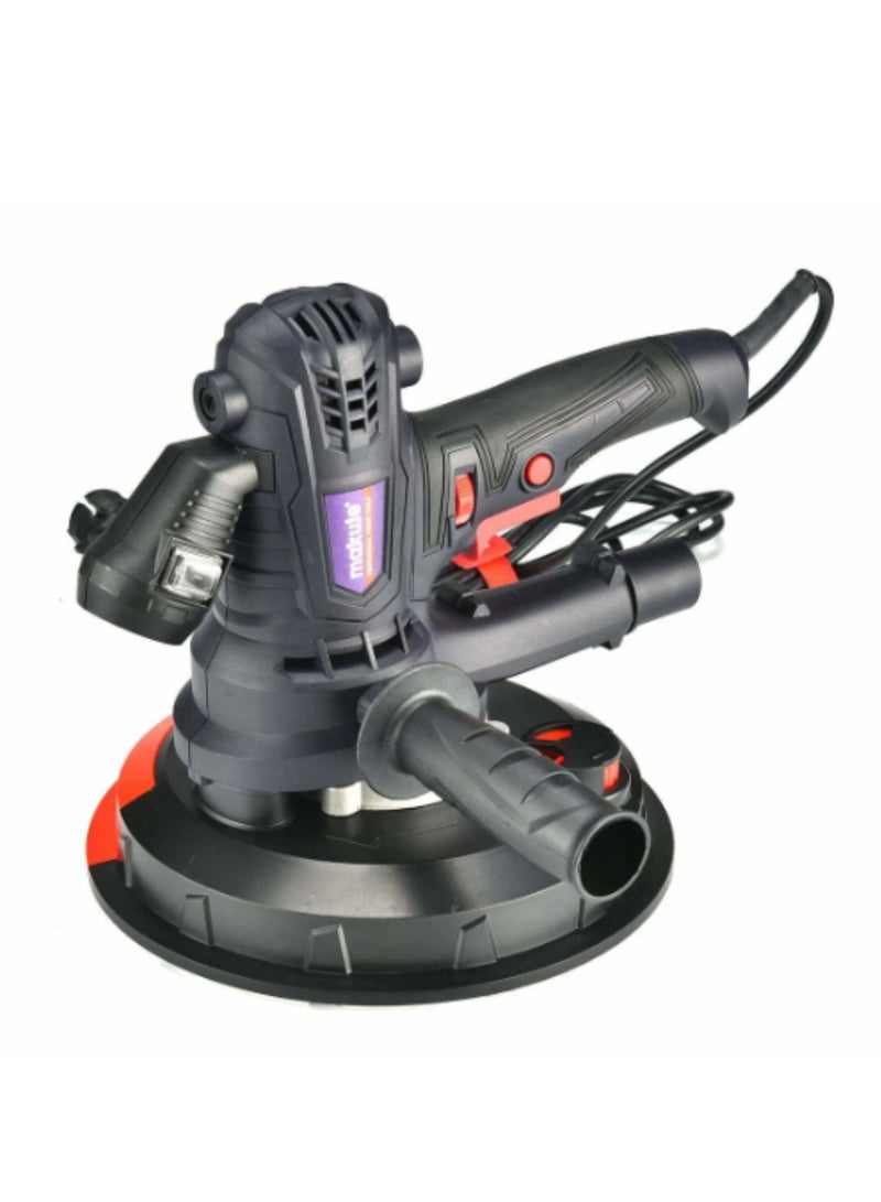 makute 7-Inch Dry Sander, 850W Power, 1400-2700 RPM Speed, Ergonomic Design for Walls, Ceilings, Floors - 220-240V Electric Sander- WS001 - Image 4