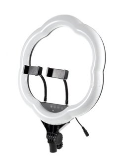 NIBEMINENT Ring Lamp Plum Blossom Shaped Dimmable Photography Fill Light Black  - Image 2