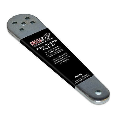 Mighty Mule Push to Open Gate Bracket (FM148) for Mighty Mule Automatic Gate Openers,Silver - Image 5