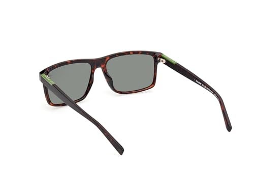 Timberland Men's Sunglasses, Dark Havana/Green Polarized - Image 3
