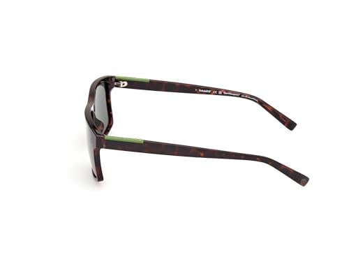 Timberland Men's Sunglasses, Dark Havana/Green Polarized - Image 2