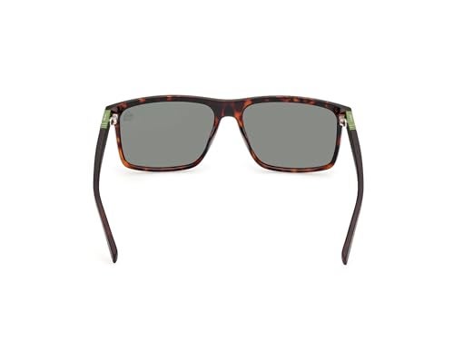 Timberland Men's Sunglasses, Dark Havana/Green Polarized - Image 4