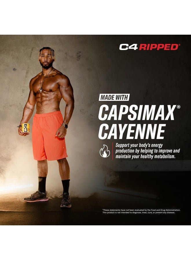 C4 Cellucor C4 Ripped Pre Workout Powder Cherry Limeade | Creatine Free + Sugar Free Preworkout Energy Supplement for Men & Women | 150mg Caffeine + Beta Alanine| 30 Servings - Image 3