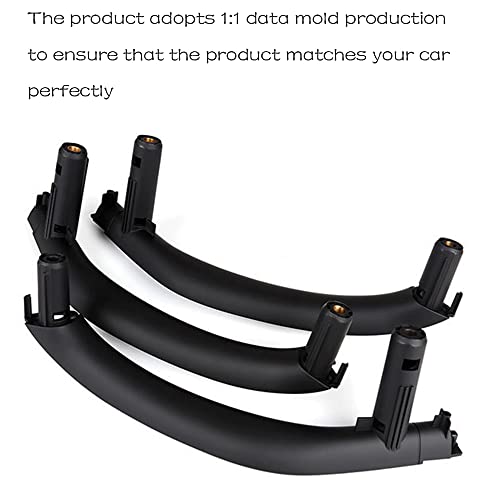 CHUANGHUI Car Door Handles for BMW X5 X6 F15 F16 2014-2018 Interior Door Handles Replace Cover Car Door Pull Handle Accessories (Black) - Image 5