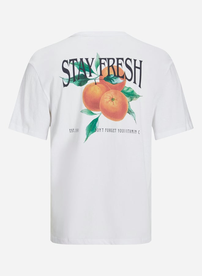 برودكت تيشيرت بأكمام قصيرة وطبعة جرافيك - Image 1