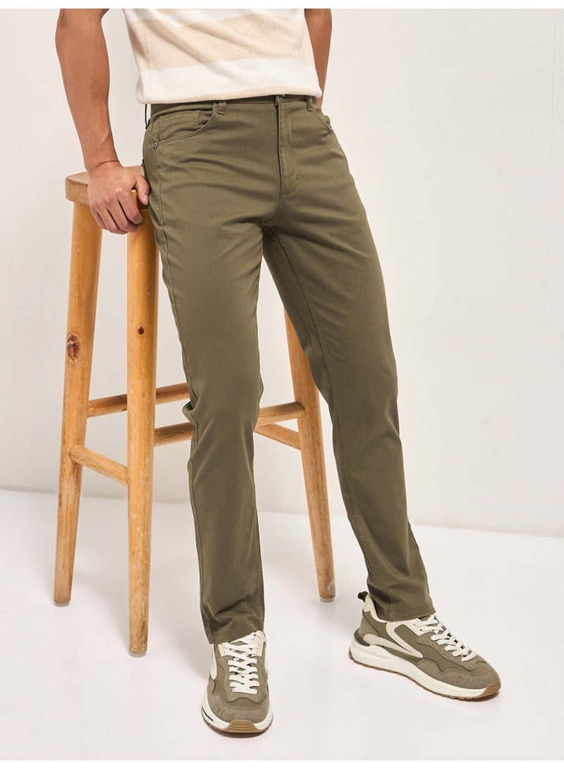 THE BEAR HOUSE Men’s trouser for everyday wear, smart, stylish and comfortable bottom wear for office, travel and casual outings, perfect choice to elevate your look for any occasion - Image 1