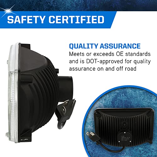 PEAK H4666 Sealed Beam 6000K LED Headlight - Image 3