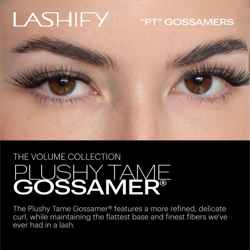 Lashify Plushy Tame 11mm Gossamer Lashes in Black, Easy DIY False Lashes for a Voluminous Yet Still Natural Look - Image 2