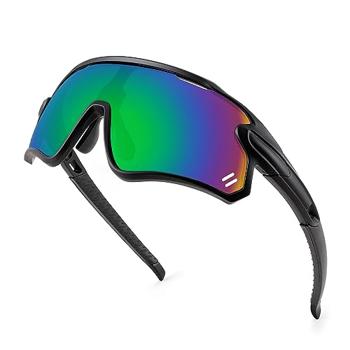 Karsaer Sports Cycling Sunglasses for MTB BMX,Mountain Bike Shield Visor Baseball Running Glasses B5116 - Image 1