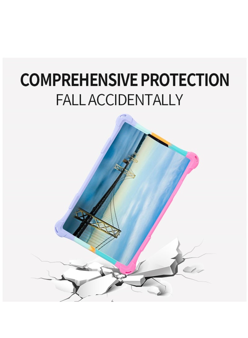 Soft Bubble Case for Lenovo Tab M10 HD 2nd Gen TB-X306F/X Tablet Stand Case Cover+Rope Capacitance Pen (Pink) - Image 5