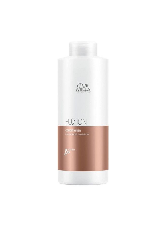 Wella Professionals Fusion Intense Repair Conditioner For Damaged Hair Anti Hair Breakage And Hair Repair 338 Fl Oz  - Image 1