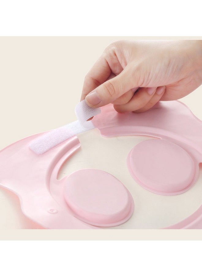 AMTOOCH - Baby Bath Shampoo Cap Wash Shower Visor Hat Prevent Water From Entering The Eyes And Ears Adjustable Bathing Tub Head Hair Rinser Shield Protection Kids And Toddler (Pink) - Image 1