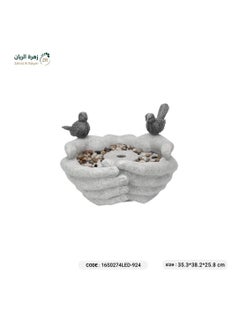 Zahrat Al Raiyan Hand shaped fountain in grey color  - Image 2