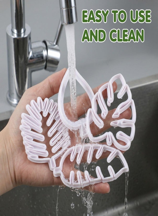 Shimmeroo 4Pcs Tropical Leaf Cookie Cutters, Fondant Cookie Molds for Cake Decoration, DIY Candy Baking Supplies - Image 5