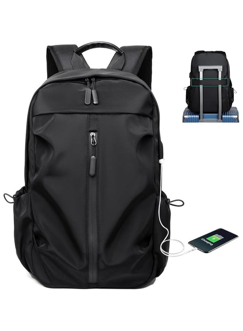 Casual Double Shoulder Backpack High Quality Waterproof with USB Charging Port Multi-Function for Travel, Laptop 15.6 inch Bag , College, Luggage, Sports Backpack for Women  Men - 45×30.5×15 cm  - Image 1