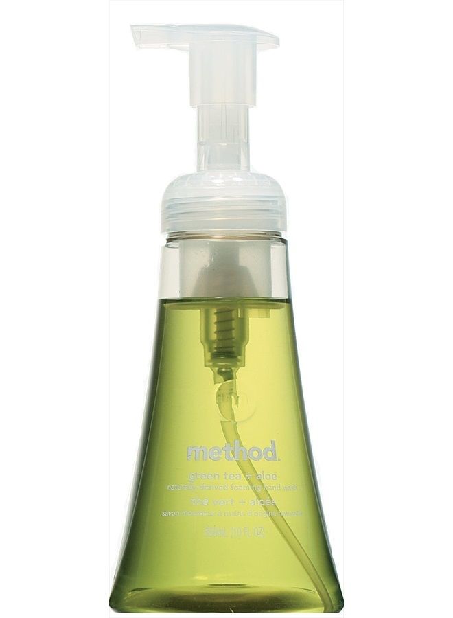 Method Foaming Hand Wash, Green Tea Aloe Foam, 10 oz Bottle