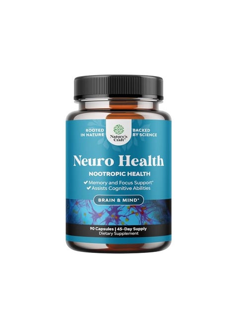 Advanced Nootropics Brain Support Supplement - Synergetic Mental Energy and Focus Supplement with Vitamins for Cognitive Enhancement - Mind and Memory Supplement for Brain Health 45 Servings