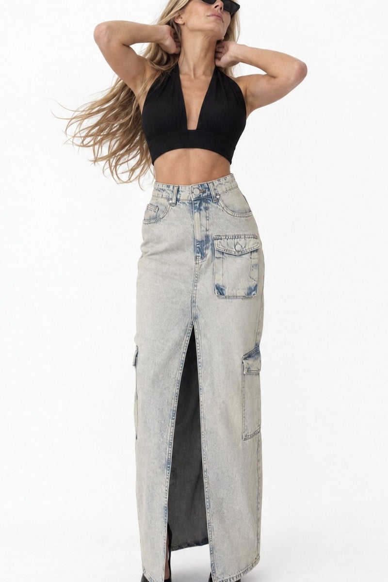 SQUALO Cotton Skirt - Image 1