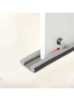 Vparty 2 Pack Under Door Draft Stopper, Weather Stripping Door Seal, Bottom of Door Sweep, Garage Window Blocker, Noise & Dust Insulation, Draft Guard for Home Essentials, Energy Saving and Noise Reduction  - Image 1