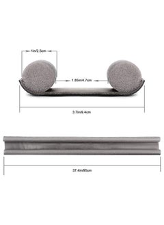 Vparty 2 Pack Under Door Draft Stopper, Weather Stripping Door Seal, Bottom of Door Sweep, Garage Window Blocker, Noise & Dust Insulation, Draft Guard for Home Essentials, Energy Saving and Noise Reduction  - Image 5