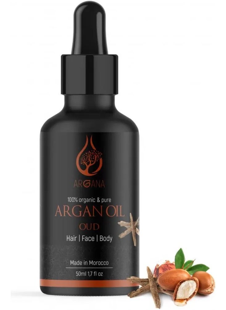 ARGANA 100% Organic & Pure Argan Oil with Oud, 50ml - pzsku/Z2FB920AEAC84AC2AF0DFZ/45/_/1696945539/2b7e23d4-0236-462c-a89d-1b74857abd42