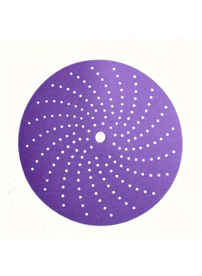 50 Pcs 6 Inch Purple Rotary Sandpaper Set Ventilated Cooled Ultra Durable Ceramic Coating Wood Polishing Finishing High Efficiency Sanding Discs Polymer Backing Rail Grinders Woodworking Tools - Image 4