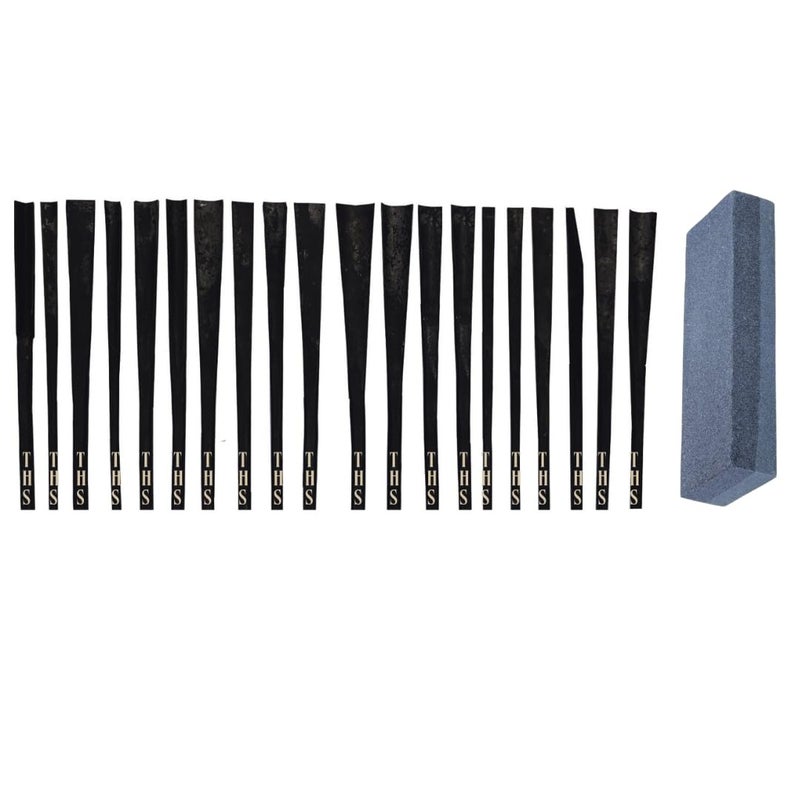 THS 20PCS With Combination Stone Wood Carving Tools Wood Chisel Tool Set Wood Carving Chisel Set Wood Carving Hand Chisel Tool Carving Tools Woodworking Professional Lathe Gouges Tool