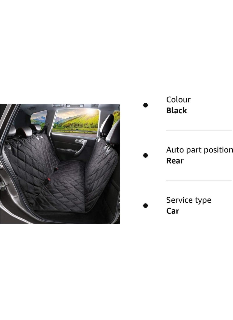 Zoli - Cat Dog Pet Car Back Seat Protection Cover Vehicle Liquid Proof Washable - Image 1