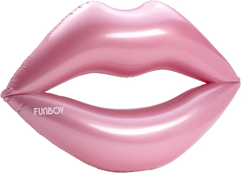 FUNBOY Giant Inflatable Pink Lips Pool Float Luxury Float for Summer Pool Party and Entertainment - Image 3