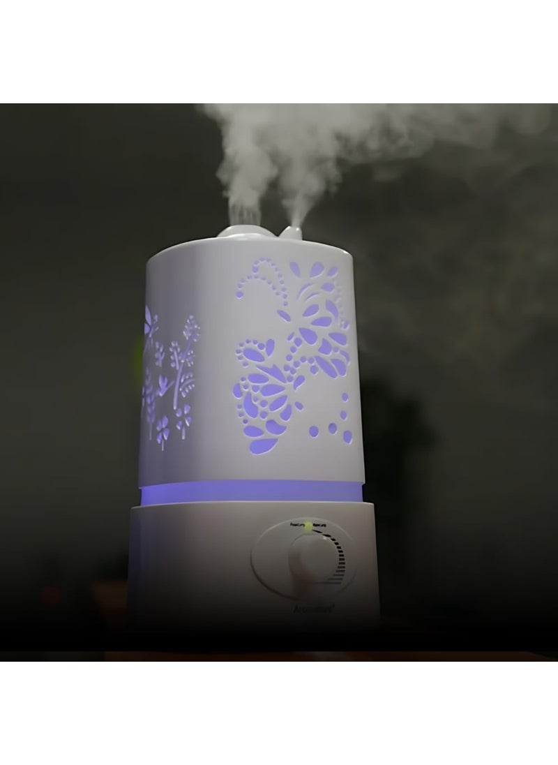 Lapras Lapras New Stock with 15 Years Warranty Ultrasonic 3L Humidifier Aroma Diffuser 7 Color LED with 3L Carve Essential Oil Diffuser Mist Maker for Home Office Baby Room Bedroom  - Image 4